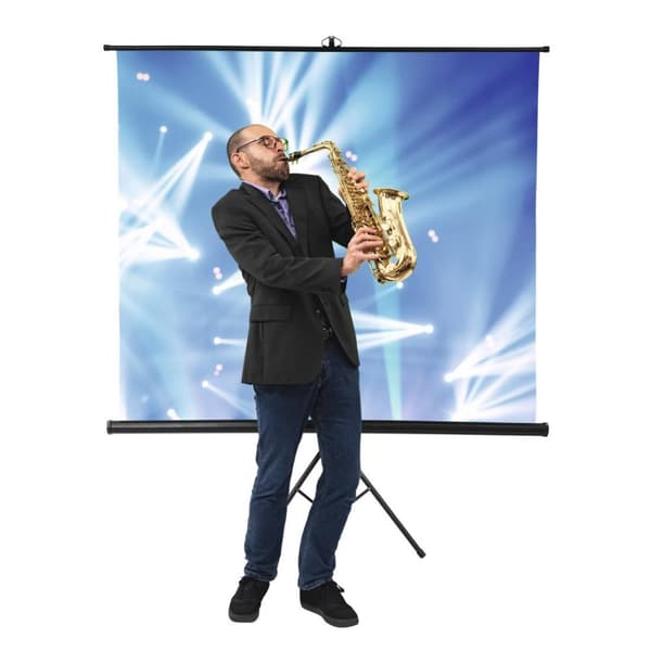 Hama Green Screen Bakgrund med stativ 180x180cm 2in1