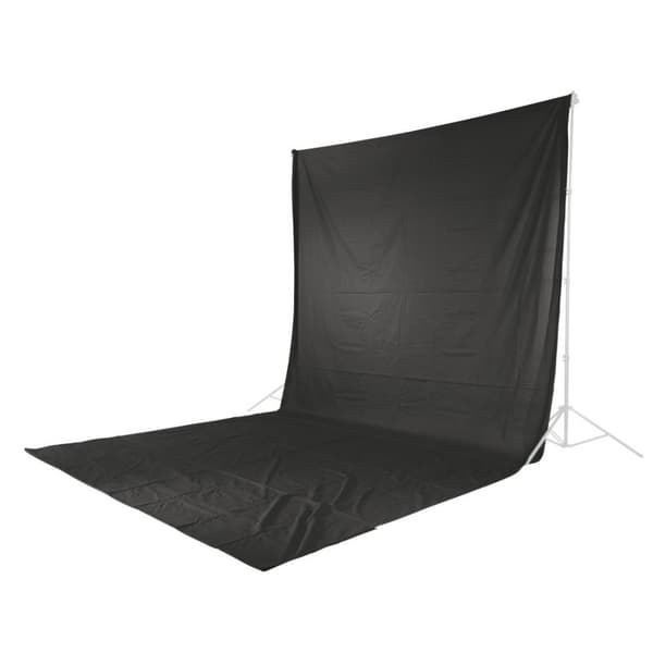 Hama 00021157 Hintergrundbildschirm Schwarz Baumwolle (00021157)