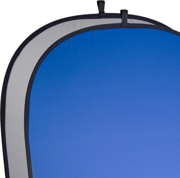 walimex baggrundsdug 180x210cm grå/blå