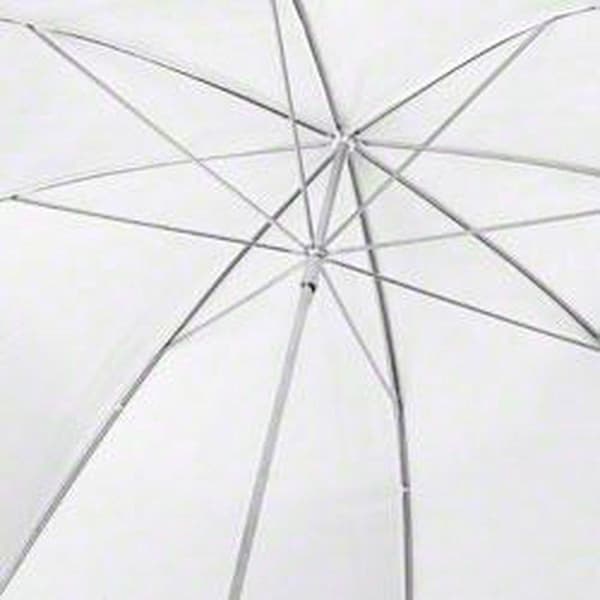 walimex 2in1 Reflex & Genomskinlig skärm vit, 109cm