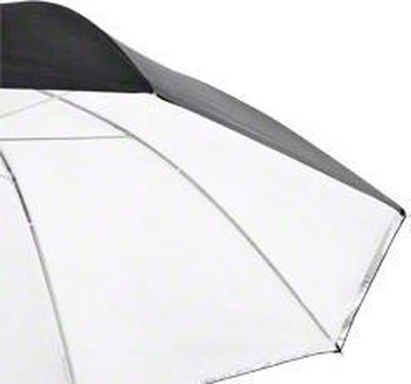 walimex 2in1 Reflex & Genomskinlig skärm vit, 109cm