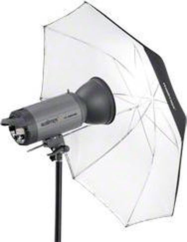 walimex 2in1 Reflex & Genomskinlig skärm vit, 109cm