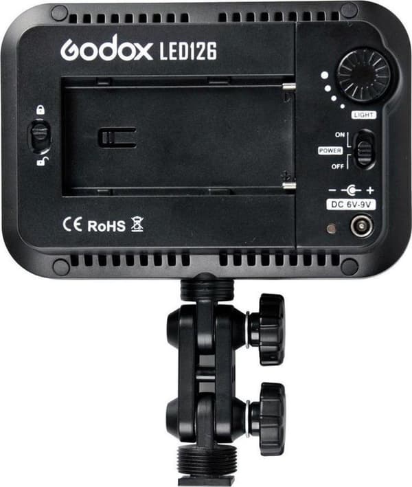 Godox LED126 - Polttimo - 7,5 W - LED - 0,143 m - Musta - 9,65 cm (LED126)