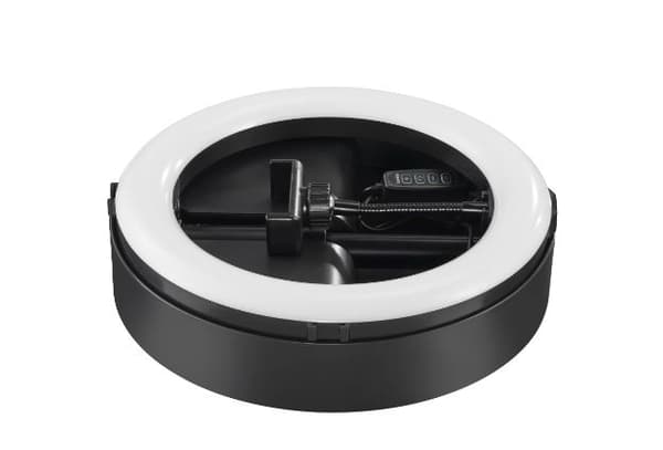 Hama LED-rengaslamppu SpotLight FoldUp 102 II, setti älypuhelimille, taitettava (00004658)