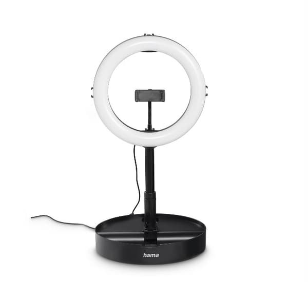 Hama LED-ringlampe SpotLight FoldUp 102 II, sæt til smartphones, foldbar (00004658)