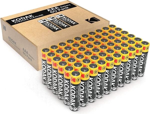 Kodak XTRALIFE alkaline AAA/LR03 - Batteri - 60 stk