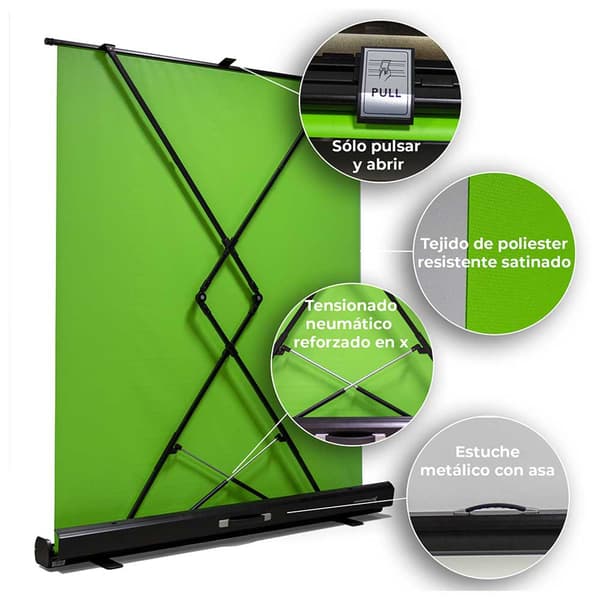 Phoenix Technologies Hopfällbar Chroma Panel Phportchroma 185x150 Centimeter Grönt
