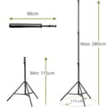 Miniatyrbillede 5 af 7: Bresser Spotlight Stativ Br-tp280 280 Cm Sort