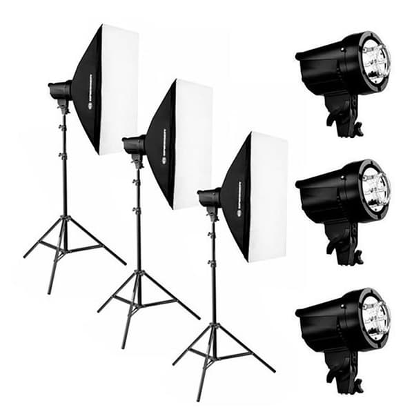 Bresser Uppsättning Brt-210b Studio Flash 3 X 200 W Svart