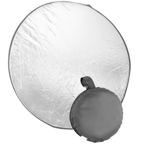 Mantona Foldable Reflector 5 In 1 110 Cm Hvid,Sort