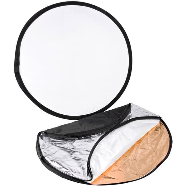 Mantona Foldable Reflector 5 In 1 110 Cm Valkoinen,Musta