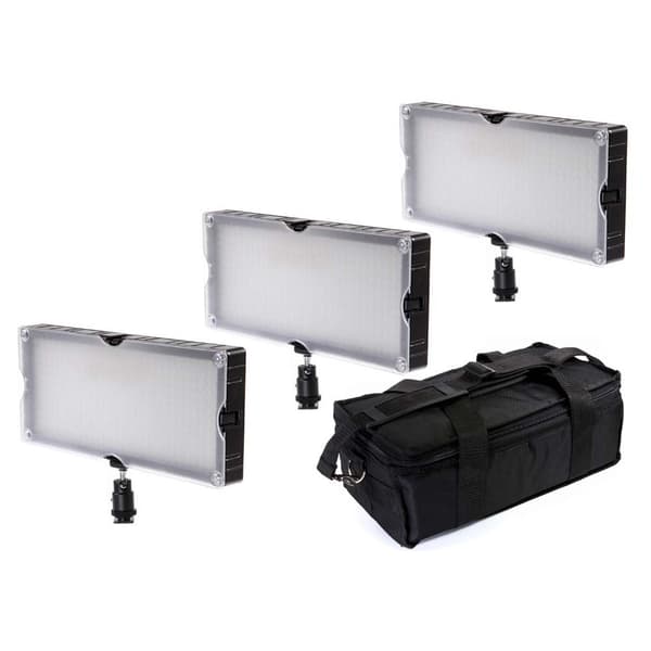 Bresser Led Spotlight Sl-360a Slimline 3 Enheder Sort