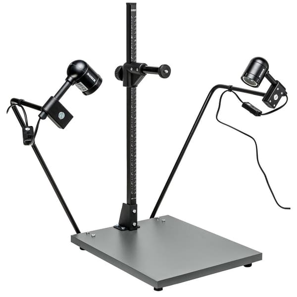 Kaiser Camera Stand Reprokid With Lighting Unit 5360 Musta