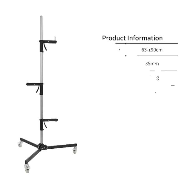 Asepidikevalaisin, säädettävä korkeus, taitettava jalusta, 2 kpl asepidikkeitä 3pcs gun holders