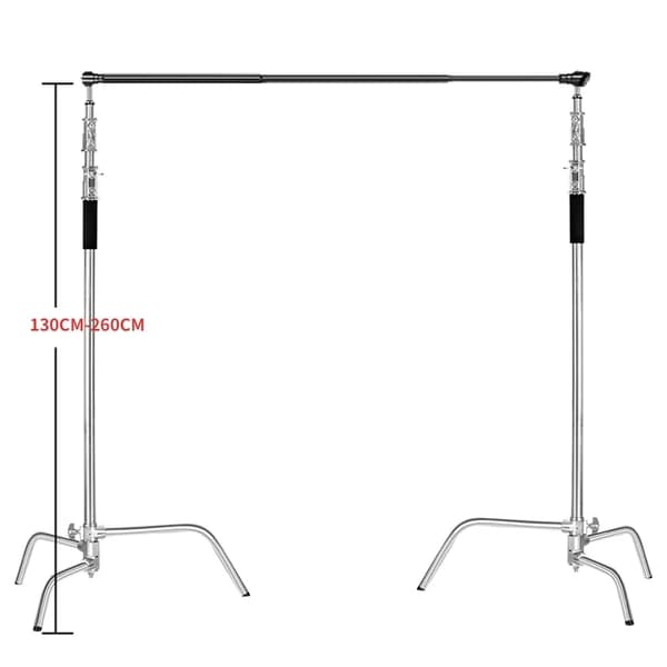 Teleskooppivapa, säädettävä korkeus, sopii valokuvausstudio-sarjoihin, 2M Kit 260A