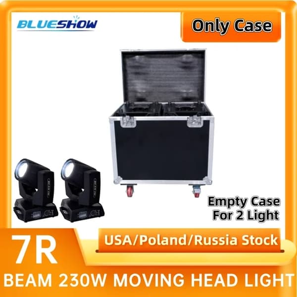 Lyre Sharpy Beam 230w 7R Flycase, Hardcase, Dobbelt Flykasse, 1 Flightcase