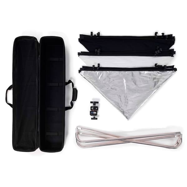 Manfrotto Kaikki Yhdessä Sarjassa Pieni Heijastin Pro Scrim 1,1x1,1 M Valkoinen,Musta