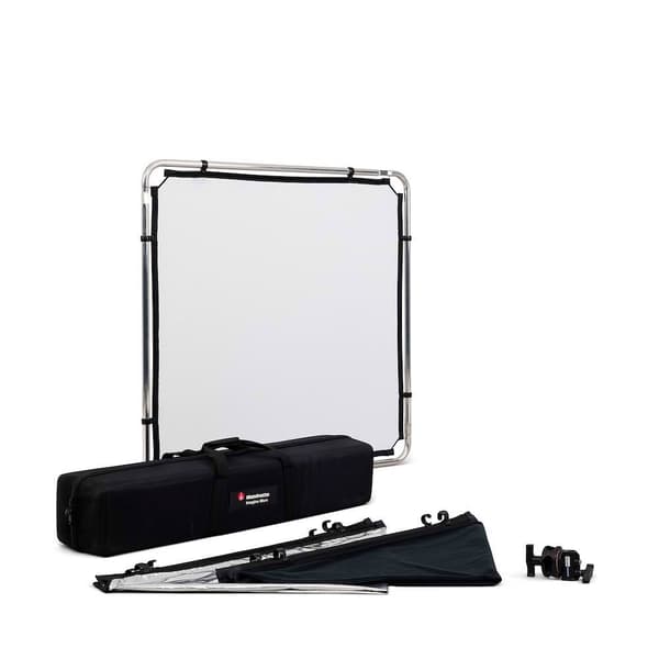Manfrotto Kaikki Yhdessä Sarjassa Pieni Heijastin Pro Scrim 1,1x1,1 M Valkoinen,Musta