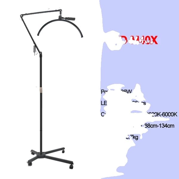 Ring Light, puolikuun muotoilu, säädettävä värintoisto, HD-M2X Black, EU HD-M40X