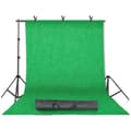 Miniatyrbild 1 av 2: Fotobakgrundstativsats, justerbart stativ, Chromakey-grönt skärmram, 2000x2000mm, Ingen Tyg