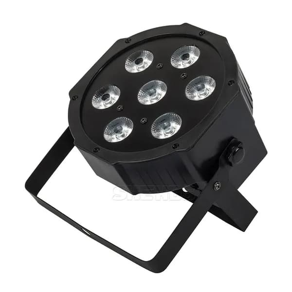 LED Par-ljus, RGBW-färgblandning, DMX512-kontroll, 54X3 RGBW Svart, EU-kontakt