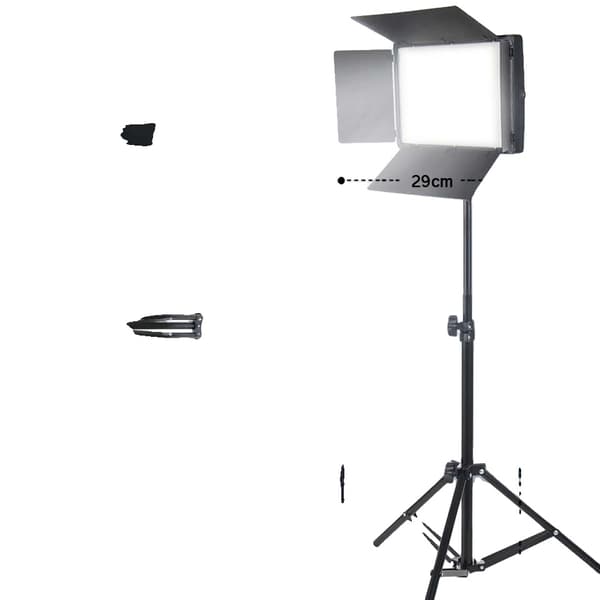 LED-videovalaisin, jossa on 960 LEDiä, 50W teho, kaksivärinen 3200K-5600K.,50W U800 200CMTRIPOD 50W U800 200CMTRIPOD