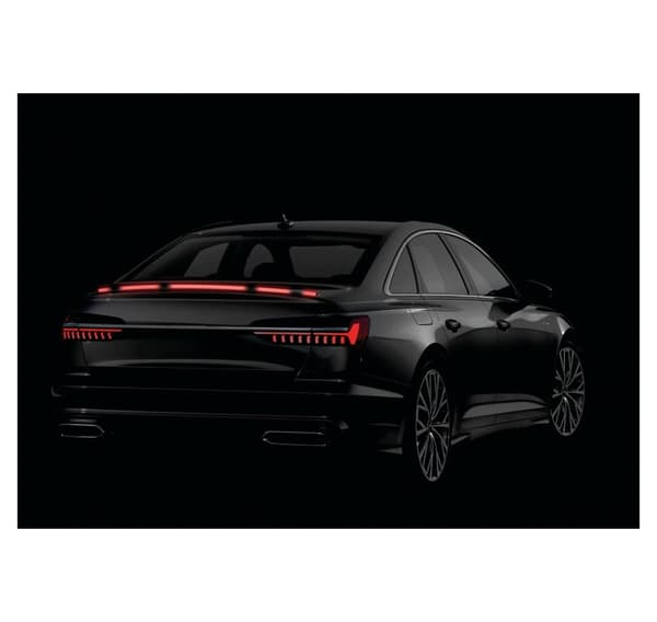 Hiilitarra spoileriin LED-valolla 120 cm 12V punainen