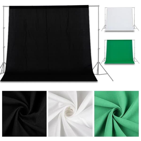 Studiofotografi Lyskittet, inkluderer 45W LED-pærer, justerbare lysstativer, alsidige baggrunde.