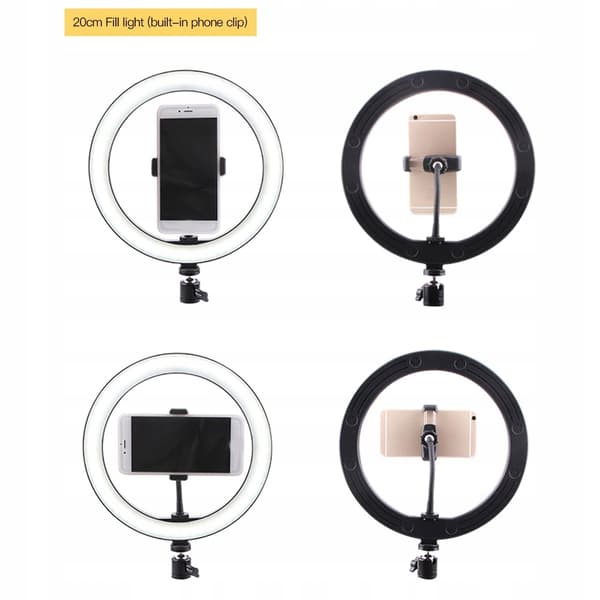 LED Ringlampa 30W STATIV 220CM + FJÄRRKONTROLL