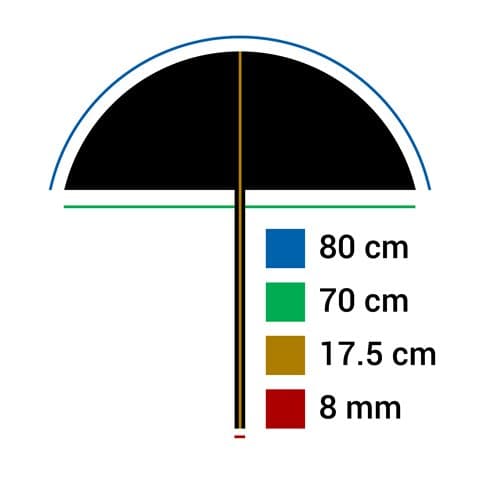 Falcon Eyes Umbrella UR-32T Translucent White 80 cm