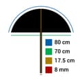 Pikkukuva 2 / 2: Falcon Eyes Umbrella UR-32T Translucent White 80 cm