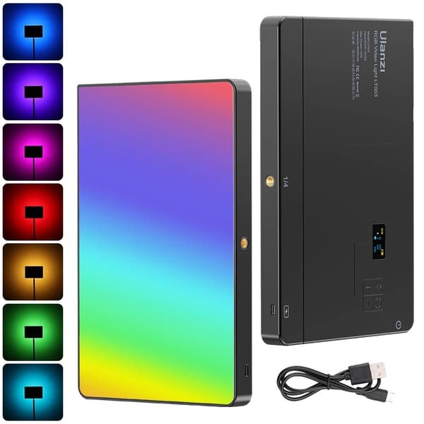 RGB-videovalo, 2500-9000K väri lämpötila, 8000mAh akku,LT003