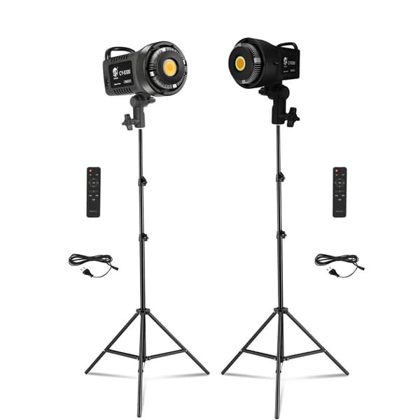 Bowens Photography LED-valaistus, kaksivärinen 3200K-5600K, säädettävä kirkkaus 5-100%,SH-TYD-100-1-51