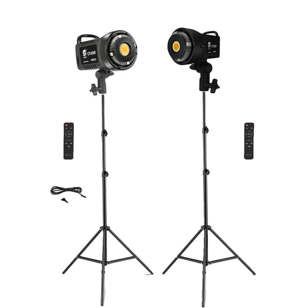 Bowens Photography LED-valaistus, kaksivärinen 3200K-5600K, säädettävä kirkkaus 5-100%,SH-TYD-100-1-51
