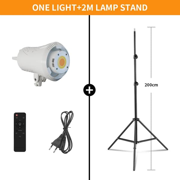Bowens Photography LED-belysning, Bi-farve 3200K-5600K, Justerbar lysstyrke 5-100%,SH-TYD-90-1-4