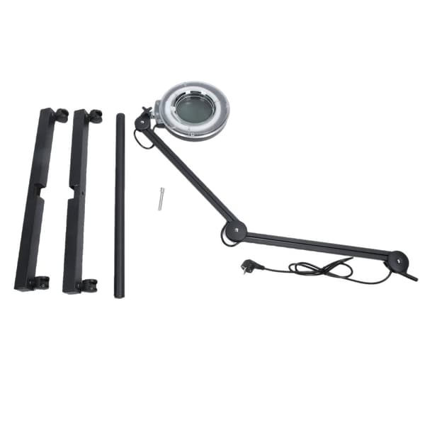 Makeup-lampa med stativ, 5x förstoring, justerbar arm,A