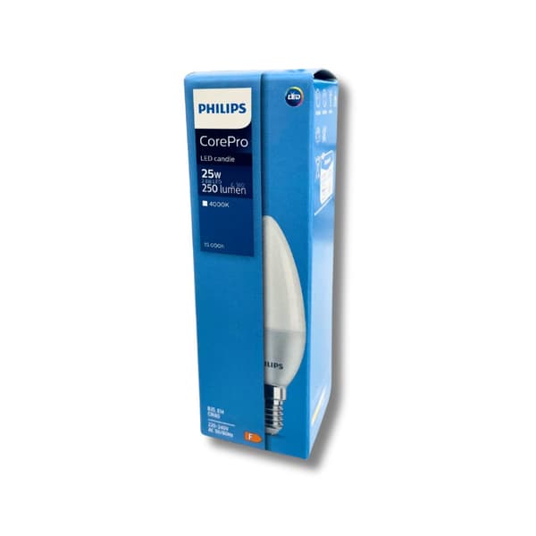 LED-pære E14 KEARTE 2,8W = 25W 250lm 4000K Neutral PHILIPS