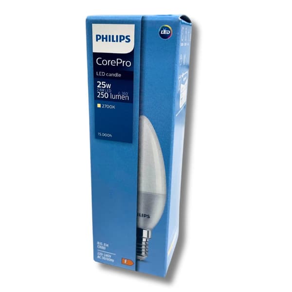 LED-pære E14 KEARTE 2,8W = 25W 250lm 2700K Varm PHILIPS