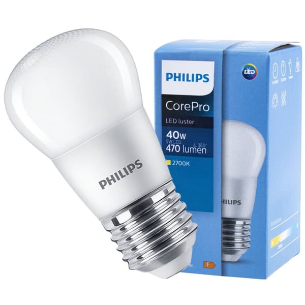 LED-pære E27 5W = 40W 470lm 2700K Varm PHILIPS til havepæle