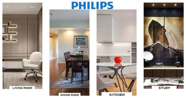 LED-pære GU10 4,6W = 50W 370lm 3000K Varm 36° spotlight PHILIPS