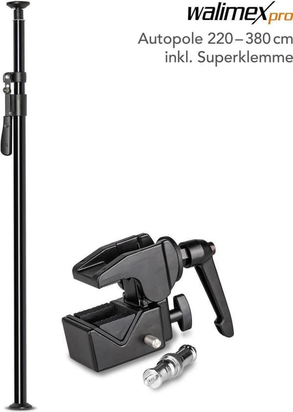 Walimex pro Autopole 220-380 cm inkl. superklemme (23194)