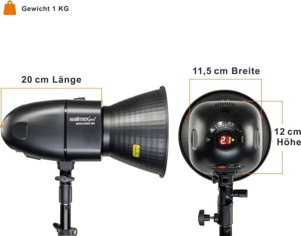 Walimex pro Newcomer 300 Studio Flash II (23403)