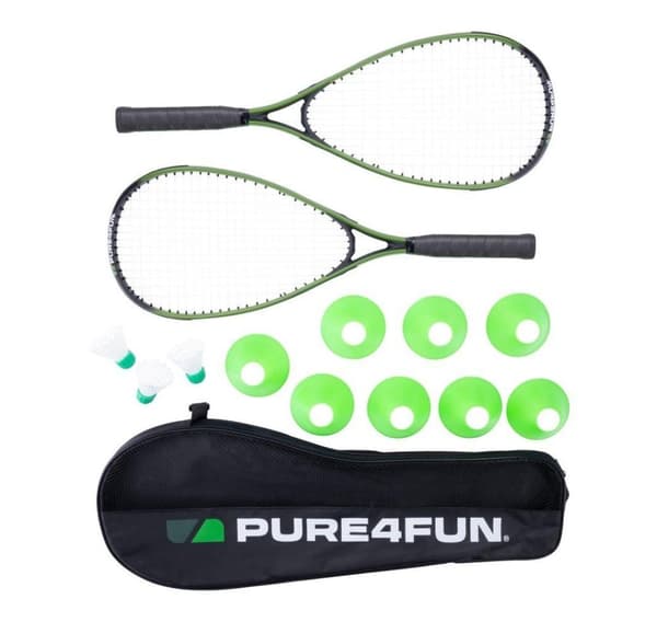 Pure4Fun, Speed Badmintonset, 58x21cm