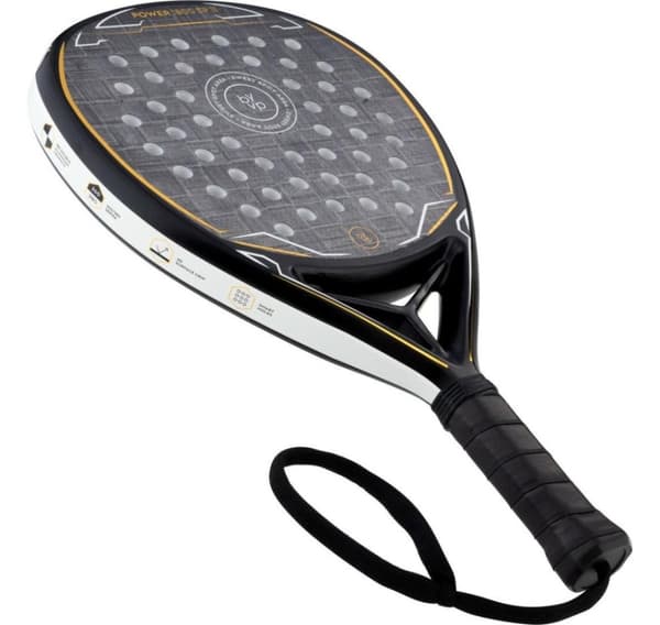 BYVP, Padel Racket POWER 1800 II, Svart/Vit/Guld