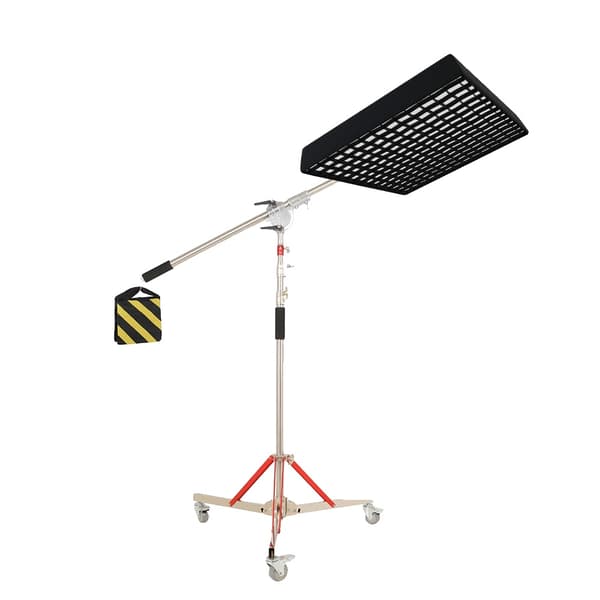 LED Softbox-lampa, 65 cm x 65 cm storlek, justerbar färgtemperatur,3.2M och arm