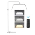 Miniatyrbillede 1 af 2: Gulv LED Video Lys, 40W Effekt, Justerbar Højde 49,2in-70,8in,HVID, EU