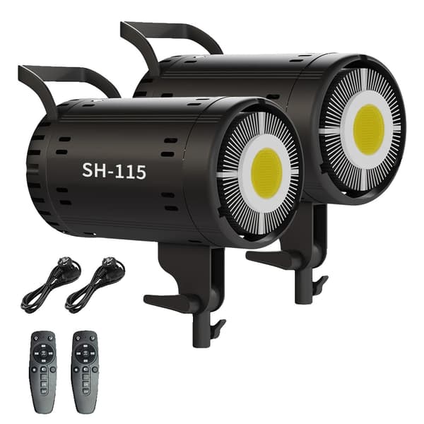 Bowens Photography LED-belysning, Bi-farve 3200K-5600K, Justerbar lysstyrke 5-100%,SH-TYD-175-2