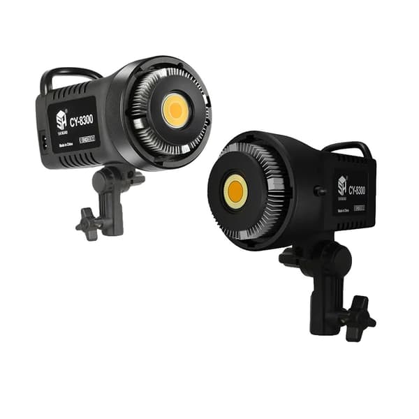 100W Fotografi LED-lampa, Justerbar Färgtemperatur, Hög Ljusstyrka,2 Ljus