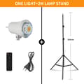 Miniatyrbild 2 av 2: Bowens Fotografi LED-belysning, Bi-färg 3200K-5600K, Justerbar ljusstyrka 5-100%,SH-TYD-90-1-4
