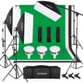 Miniatyrbillede 1 af 2: Professionelt Softbox Belysningssæt, Justerbar Lysstyrke, Bi-Farvet Temperatur,Blandede farver